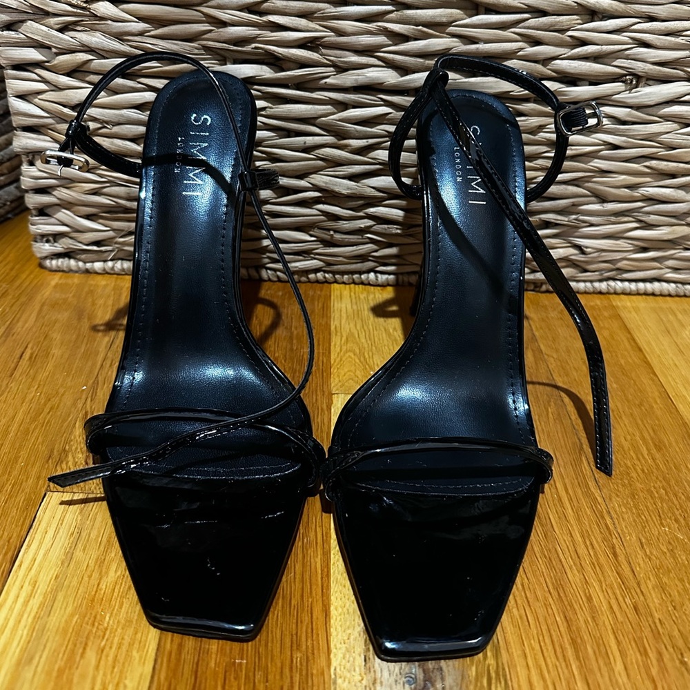 Black Strappy Heels